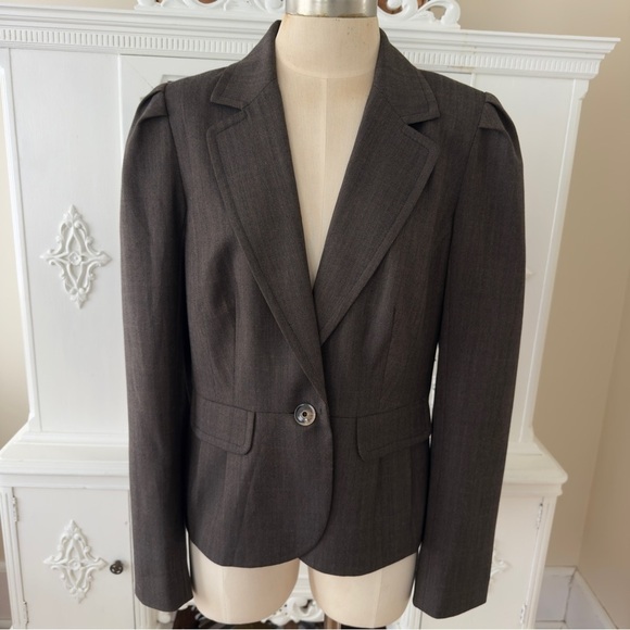 NWT Trina Turk Brown Blazer Jacket - Picture 1 of 13